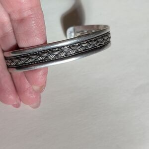 Silver Braided Men's Bracelet